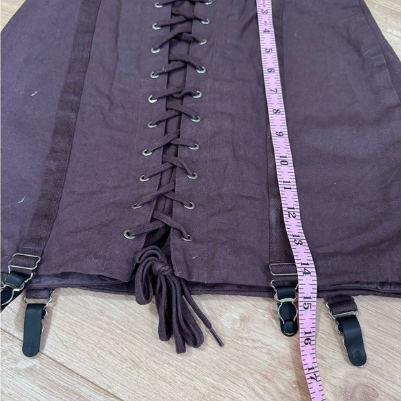 Corset Story Lace-Up Mini Skirt - Picture 7 of 7